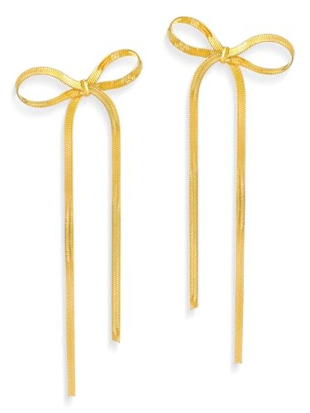Long‎ Gold tassel Butterfly Leaf Dangle Drop Earrings